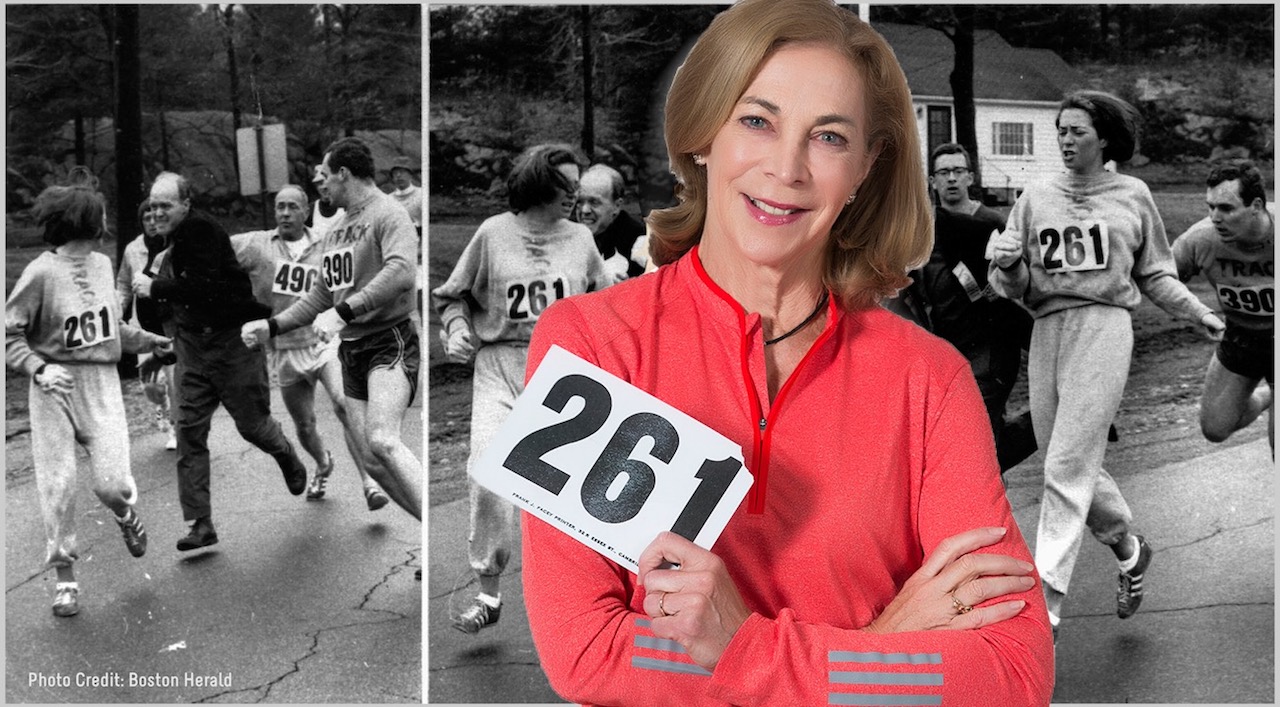 Kathrine Switzer at Boston Marathon 1967